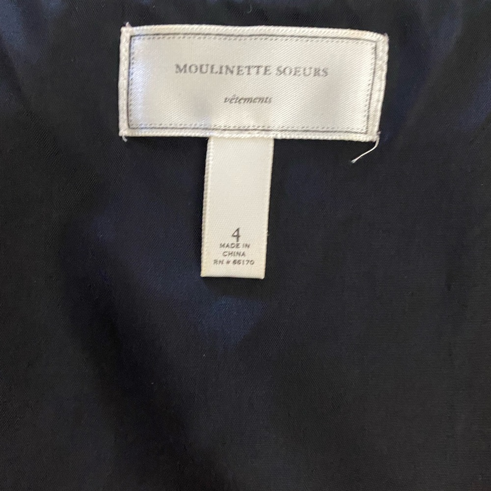 Anthropologie Multi Textured Silk Midi, Small 4 - Picture 5 of 8